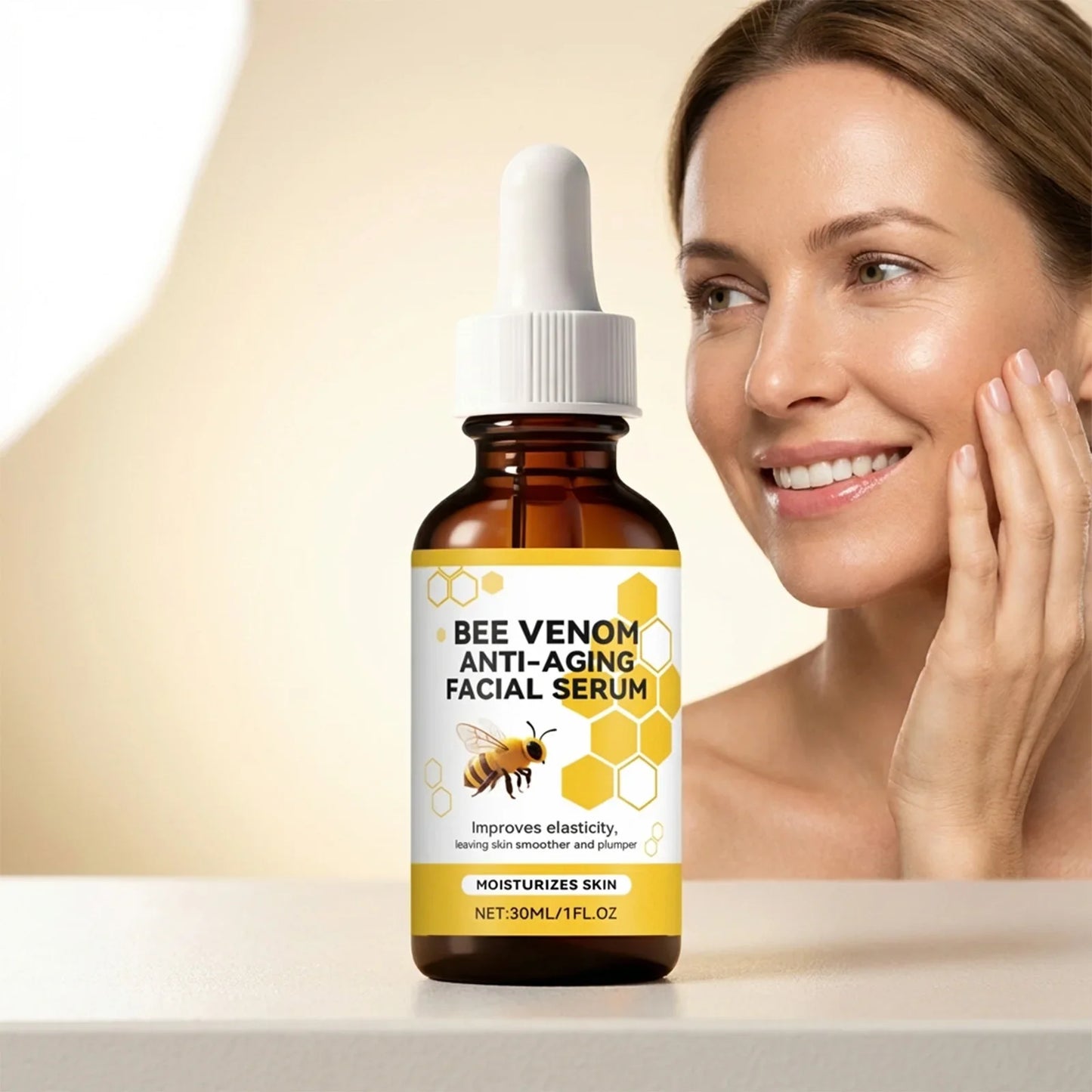 Bee Venom Facial Serum – Hydrating Radiance Essence