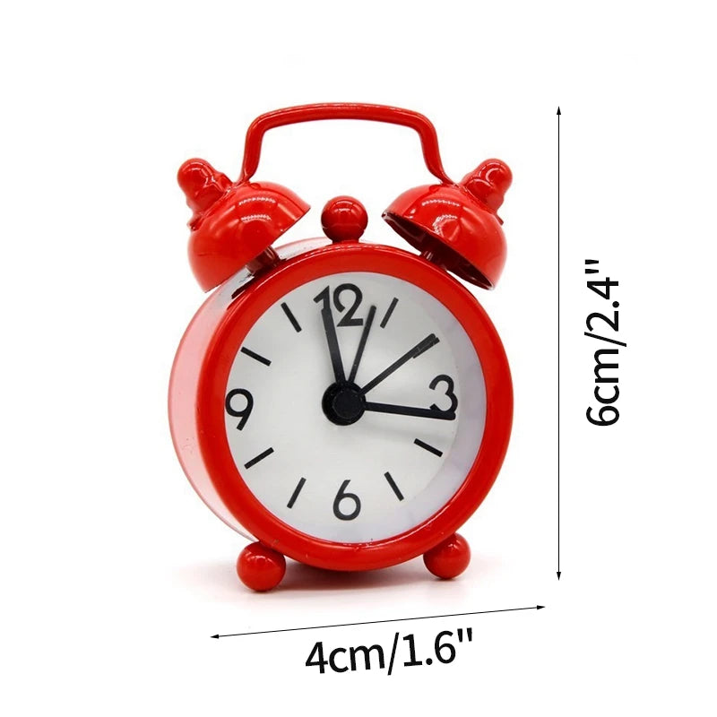 Nordic Style Alarm Clock Digital Quartz Clock Home Ornament Portable Mute Clocks with Metal Stand for Bedroom Decor Peaceful Pleasures Health and Wellness S3-4