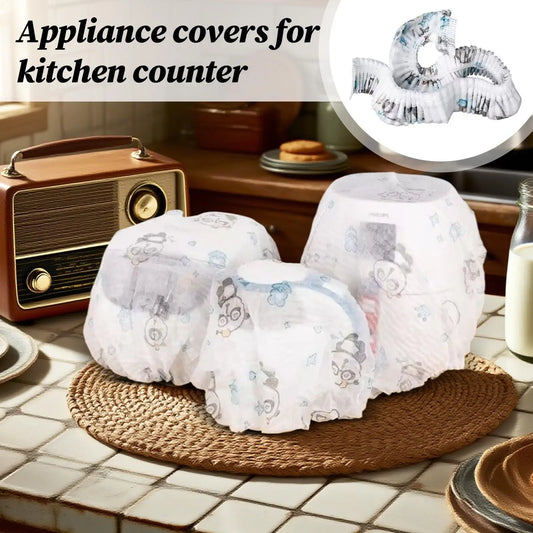 10pcs Non-Woven Appliance Covers, Dust Protector for Air Conditioner Microwave Coffee Maker, Kitchen Electric Appliance Shield Peaceful Pleasures Health and Wellness