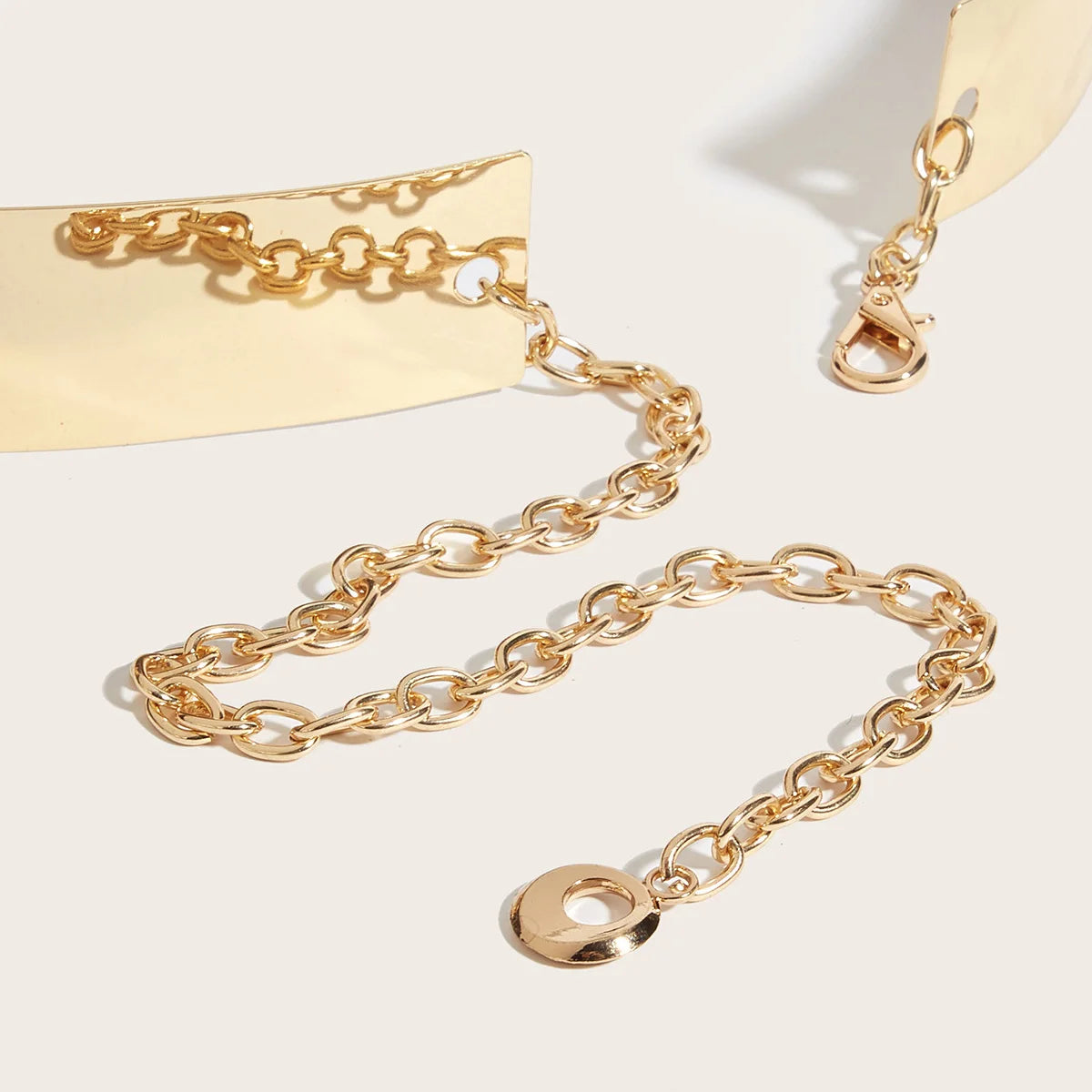 Classic Golden Metal Belt Trendy Adjustable Waist Chain Elegant Dress Girdle Body Jewelry For Women Daily Use Peaceful Pleasures Health and Wellness