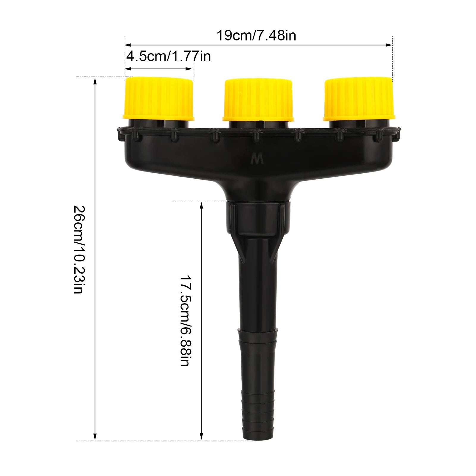 Garden Hose Sprayer Nozzle Multi-Head Spraying Hose Attachment Sprayer for Lawn Gardens Grass Patio Peaceful Pleasures Health and Wellness