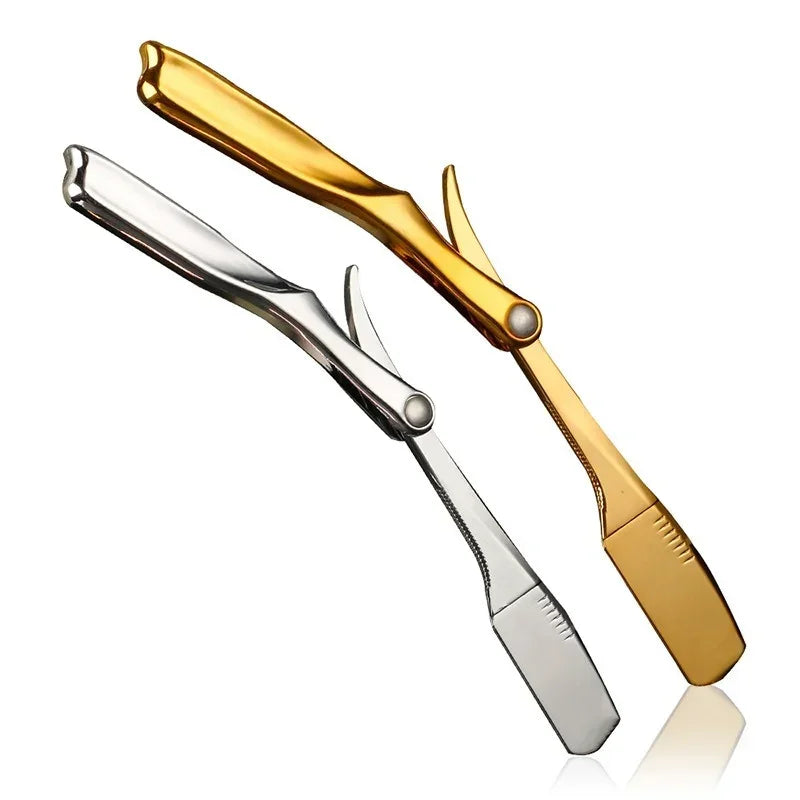 Foldable Straight Edge Safety Razor | Pro Barber Shaving Knife