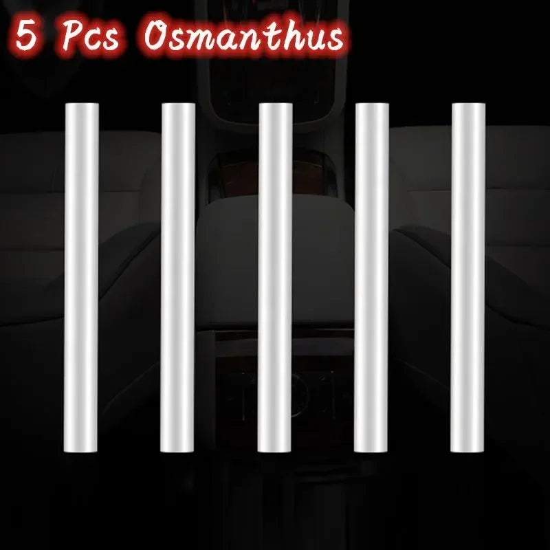 Car Air Freshener Smell In The Car Styling Air Vent Perfume Parfum Flavoring for Auto Interior Accessorie Air Freshener Custom Peaceful Pleasures Health and Wellness 5pcs Osmanthus