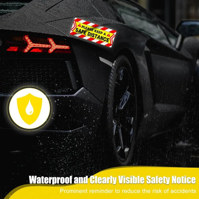 Reflective Student Driver Bumper Sticker – Waterproof Warning