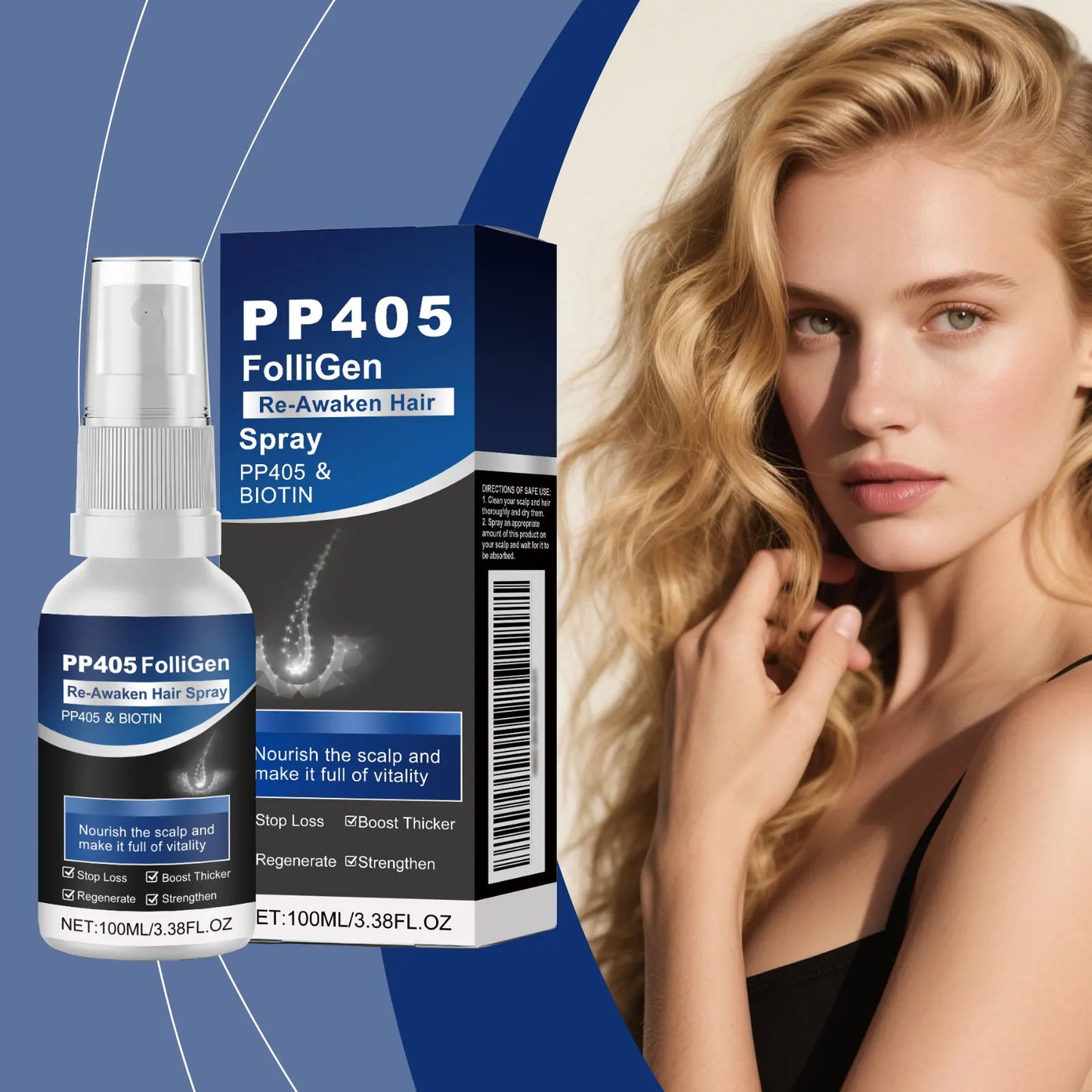 Hair Nourishing Spray – Strengthens Follicles & Adds Shine