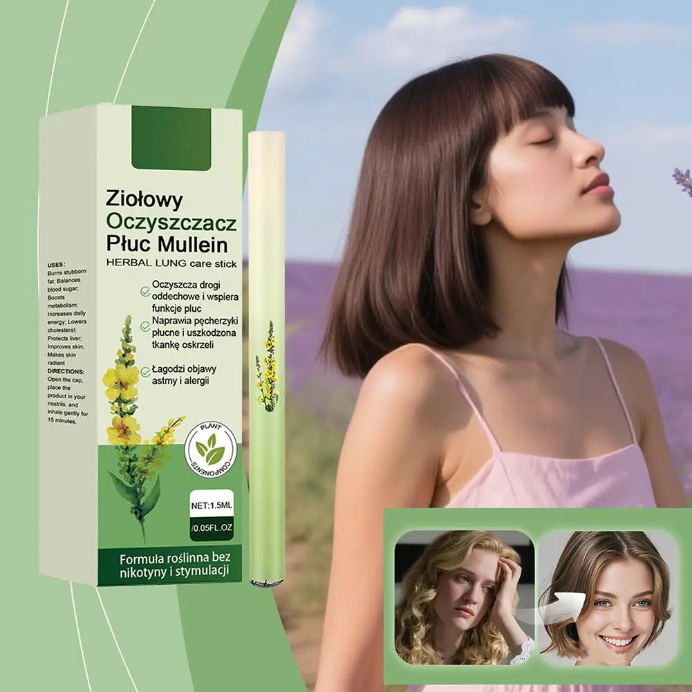 Natural Herbal Aromatherapy Inhaler Stick | Breath & Air Care