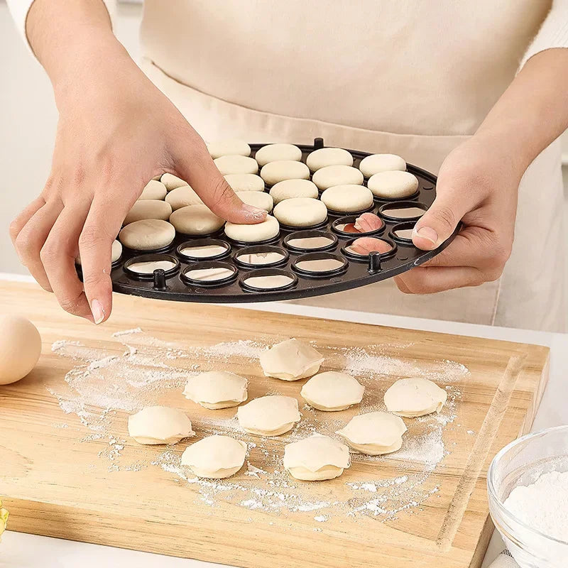 37 Holes Dumpling Mold Aluminum Alloy Ravioli Maker DIY Kitchen Tool for Making Ravioli Pastry Dumplings Household Gadget Peaceful Pleasures Health and Wellness