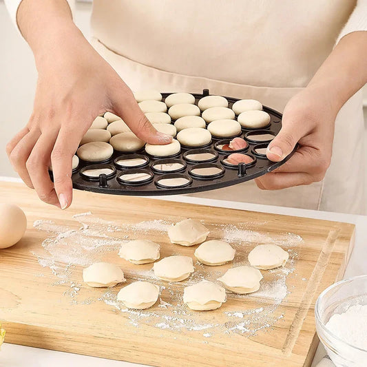 37 Holes Dumpling Mold Aluminum Alloy Ravioli Maker DIY Kitchen Tool for Making Ravioli Pastry Dumplings Household Gadget Peaceful Pleasures Health and Wellness