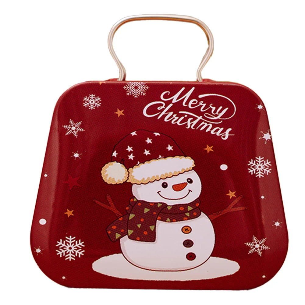 Christmas Tin Candy Box – Festive Metal Treat & Gift Storage