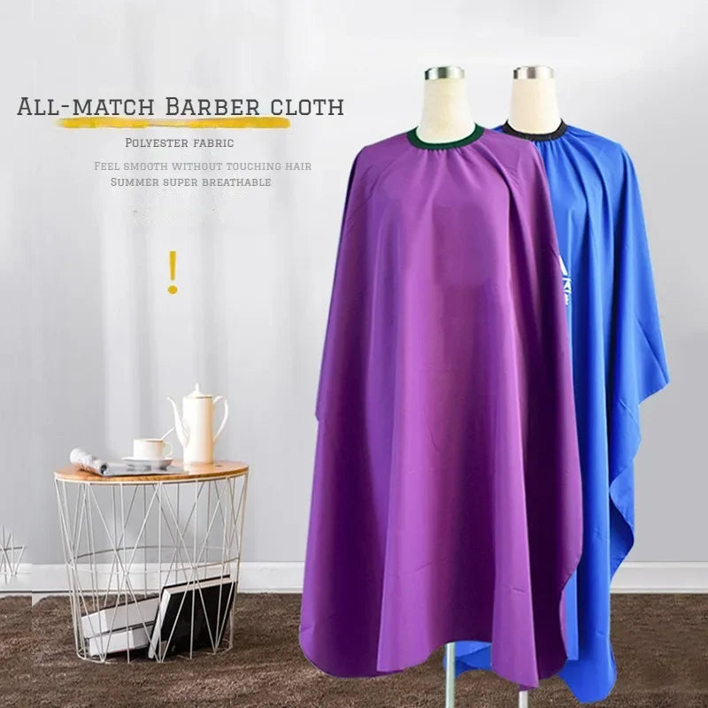 140*120cm Hair Cutting Gown Barber Salon Gown Cape Hairdresser Hair Cutting Waterproof Cloth Tools Hairdressing Dress Cape Apron Peaceful Pleasures Health and Wellness
