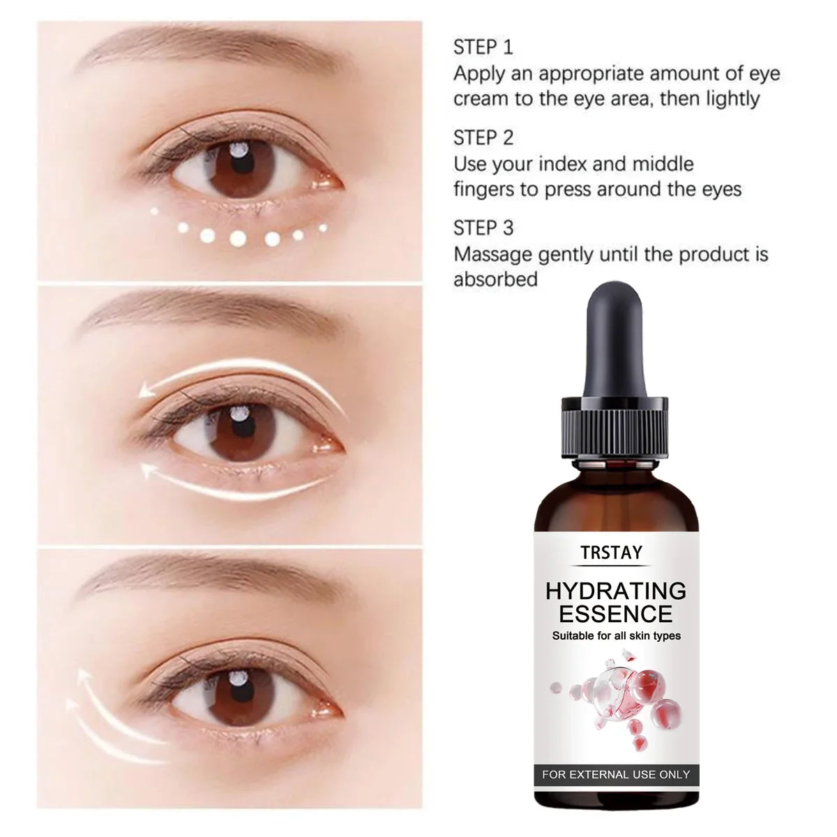 TRSTAY Caffeine Eye Oil – Moisturizing, Brightening Under-Eye Care
