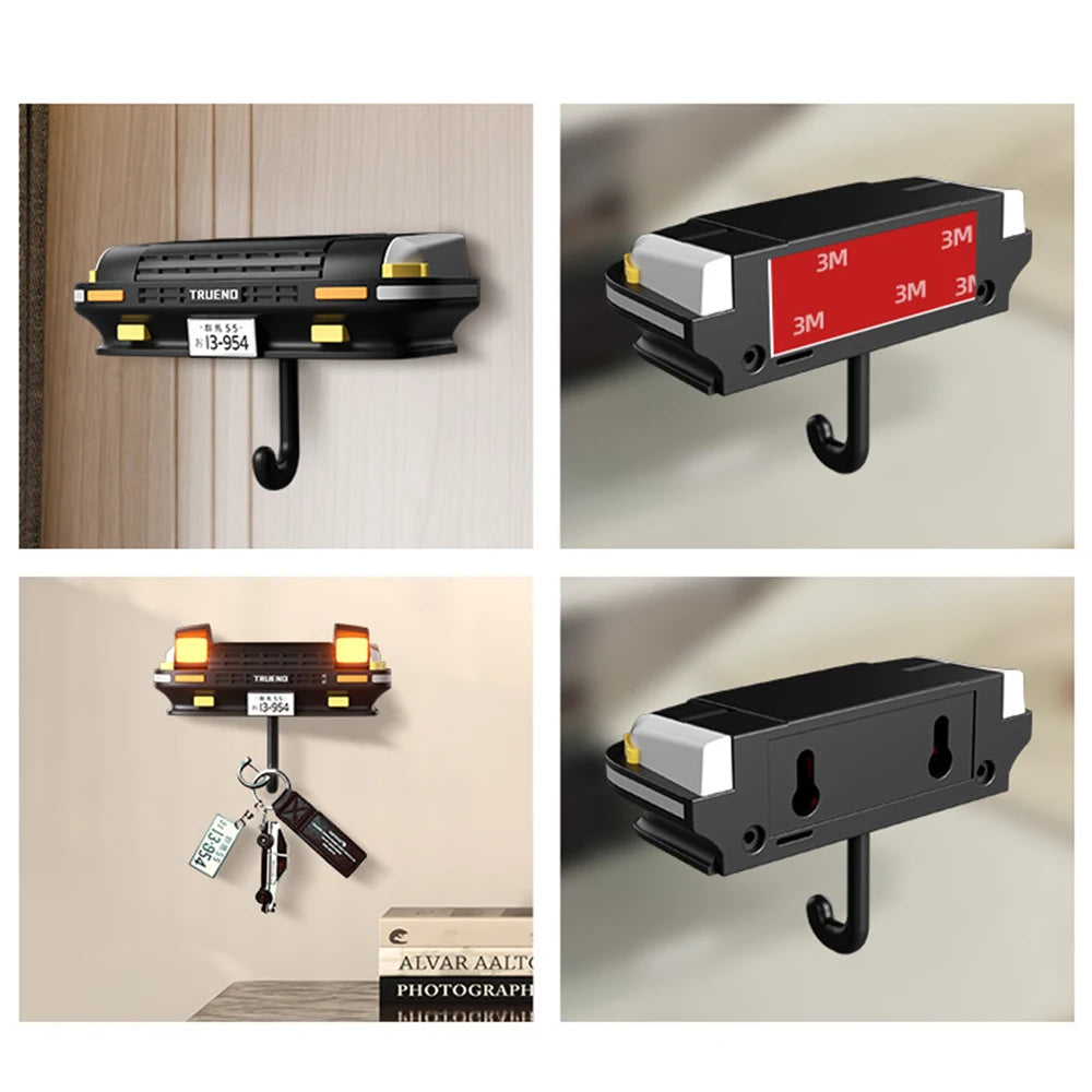 AE86 Car Creative Hook Headlight Key Storage Rack Keychain Holder for Vehicle Decoration key holder Peaceful Pleasures Health and Wellness