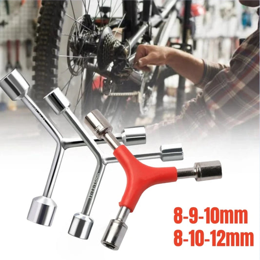 2PCS Y Shape Socket Wrench Bike Allen Wrench Internal Hexagon Wrenches 8/9/10mm 8/10/12mm MTB Road Bicycle Cycling Hex Key Tools Peaceful Pleasures Health and Wellness