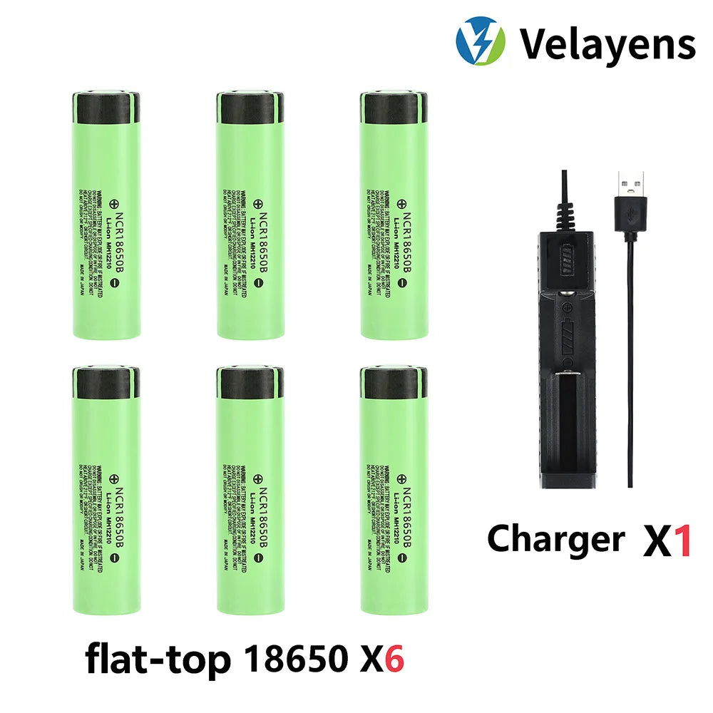18650 1700mAh 3.7V Rechargeable Li-Ion Battery High-Drain for Flashlights 2-20pcs Bulk Available, 1000+ Charge Cycles Peaceful Pleasures Health and Wellness 6 FT 18650 1Charger 3.7 V