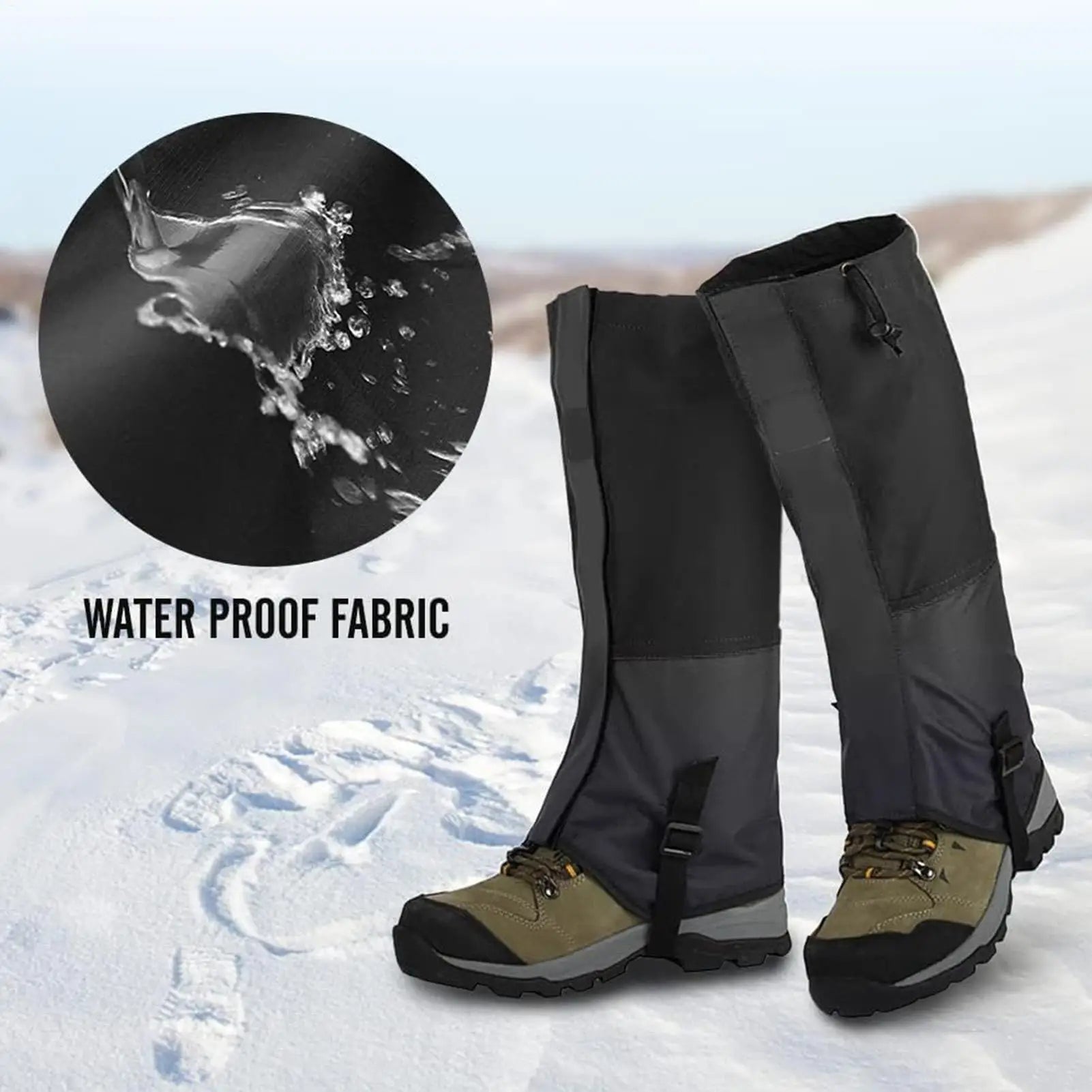Professional Snake Proof Gaiters Waterproof Leg Guards for Hiking & Hunting Adjustable Protective Gear for Men Women in Outdoor Peaceful Pleasures Health and Wellness
