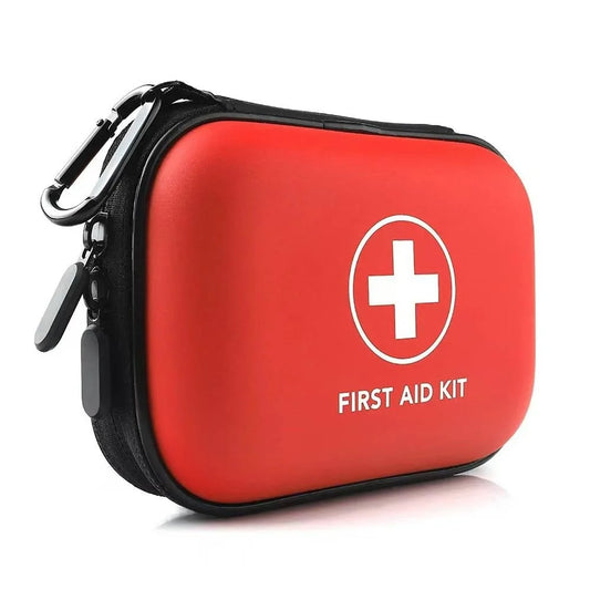 Waterproof Empty First Aid Kit Bag | Hard Shell Storage Box First Aid Storage Bag Peaceful Pleasures Health and Wellness