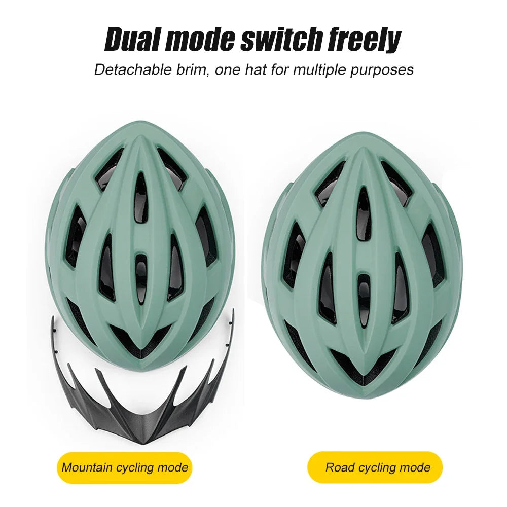 1PCS Bike Helmets for Men - Women Bicycle Helmet Adult - Lightweight Comfort Adjustable Cycling Helmet for Mountain Road Biker Peaceful Pleasures Health and Wellness