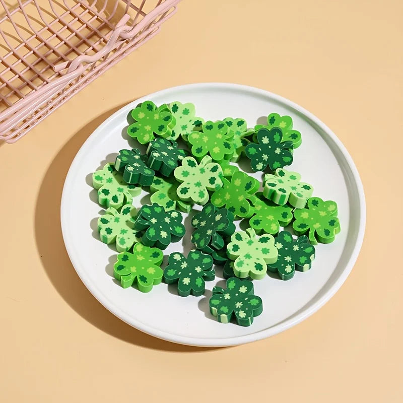 100 Pieces of Leaf-Shaped Erasers in Random Colors, Children's Stationery Suitable for School, Office, and Home Use, Fun Stationery, Learning Accessories, Classroom Rewards, Durable Material, Holiday Gifts, Party Favors Peaceful Pleasures Health and Wellness