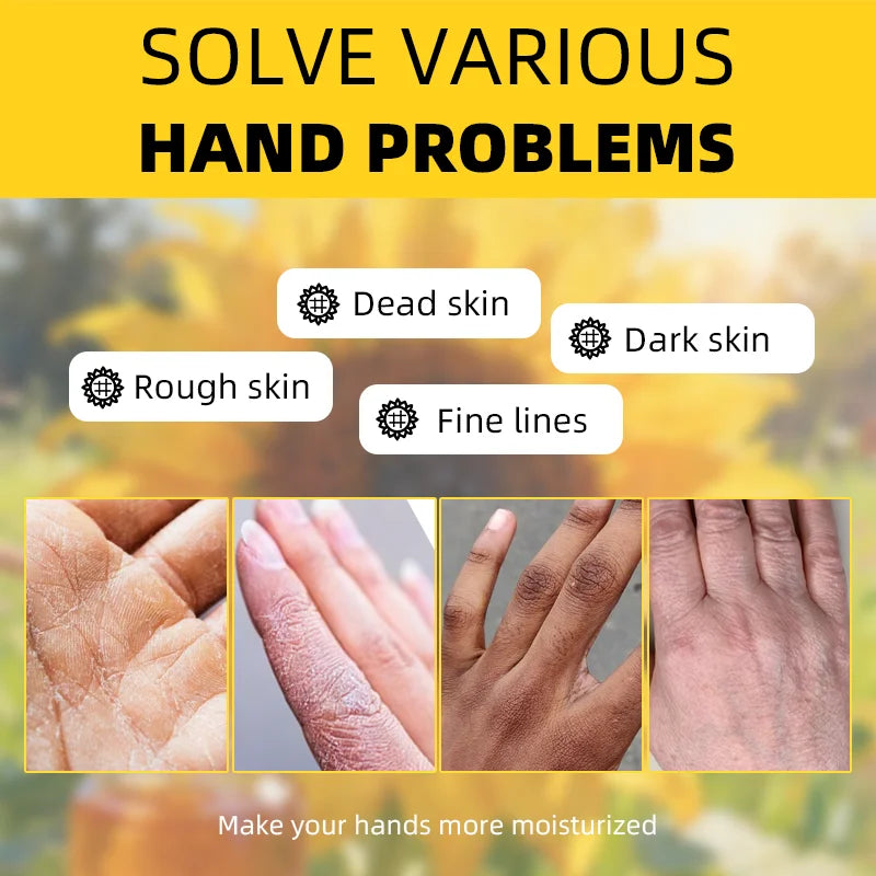 Bee Venom Exfoliating Hand Wax Mask 60g – Moisturize & Firm Exfoliating Hand Mask Peaceful Pleasures Health and Wellness