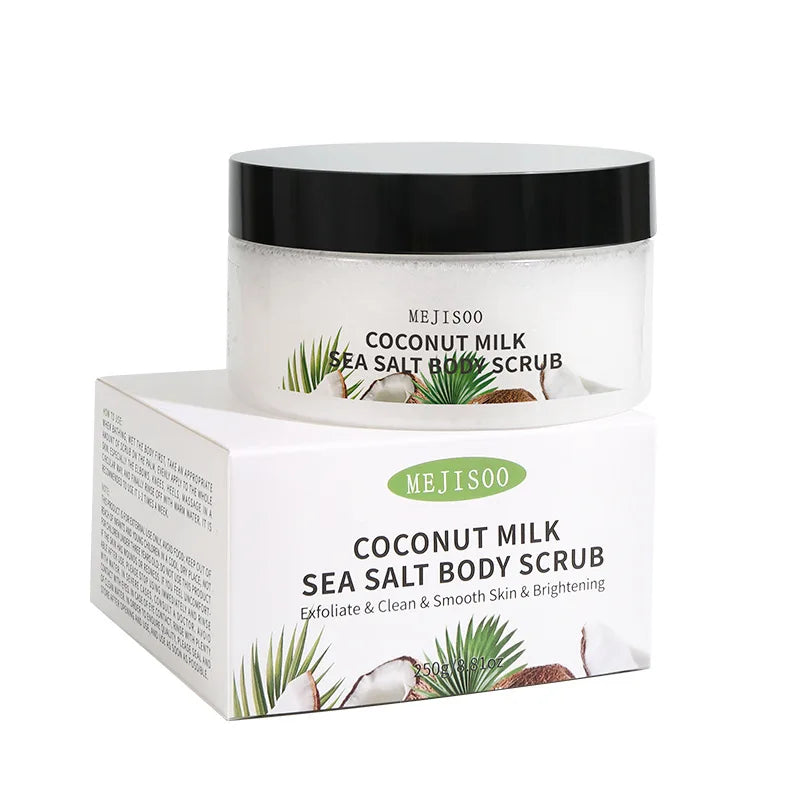 Coffee Sea Salt Body Scrub – Natural Exfoliating Cleanser 250g