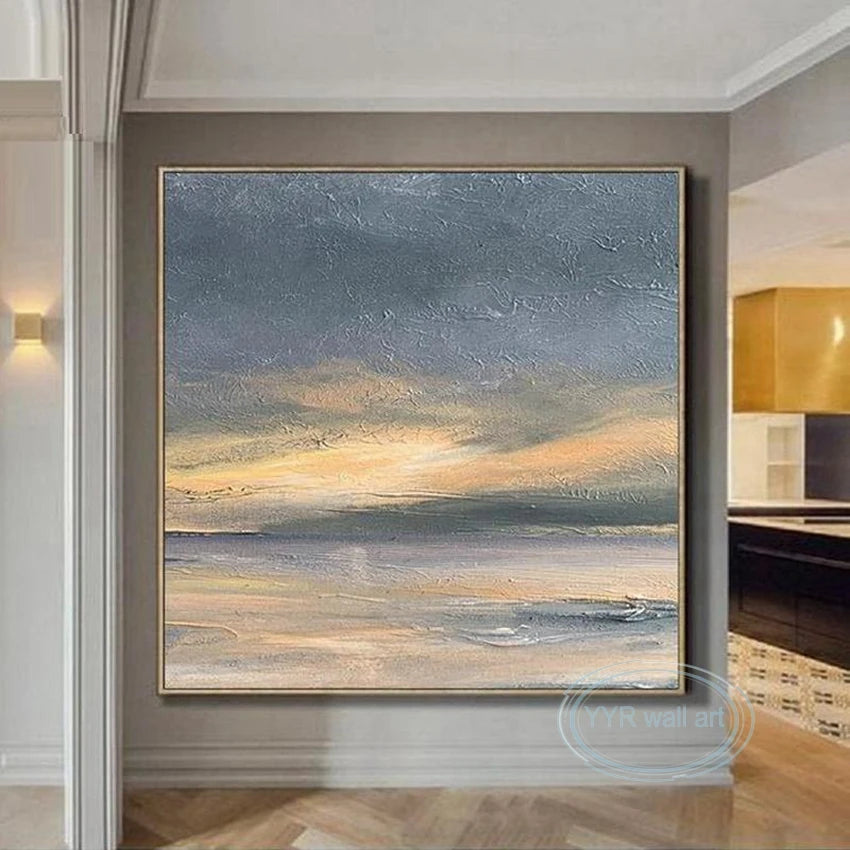 High Quality Handmade Oil Painting 2023 Christmas Decoration Poster Abstract Wall Art Canvas Living Room Sofa Bedroom Restaurant Peaceful Pleasures Health and Wellness