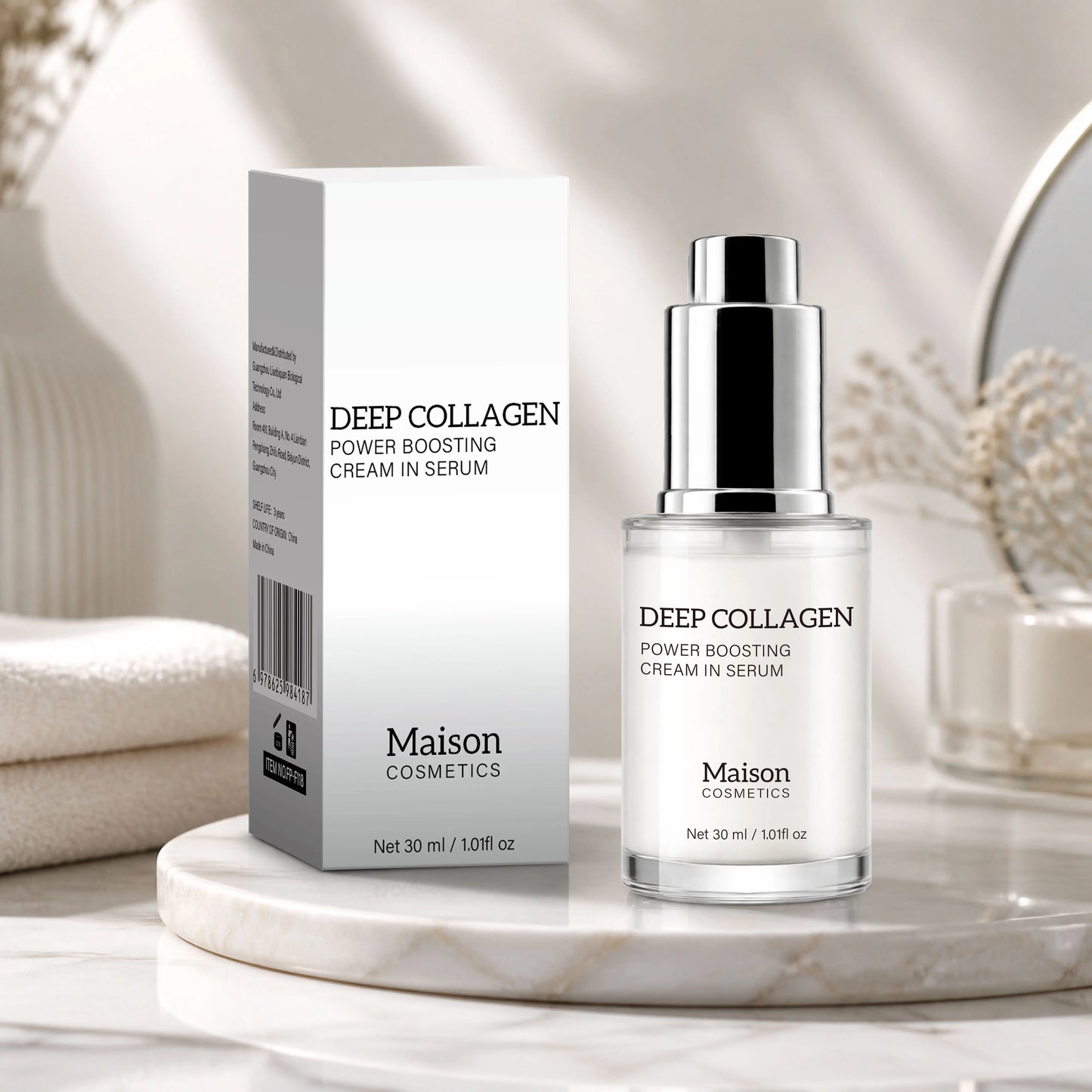SAUVASINE Deep Collagen Serum – Firming & Hydrating 30ml