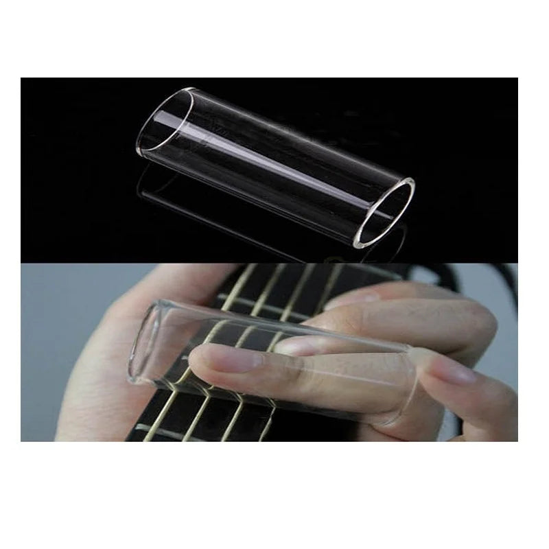 Electric Guitar String Plexiglass Resin Slide Glass Bottle Finger