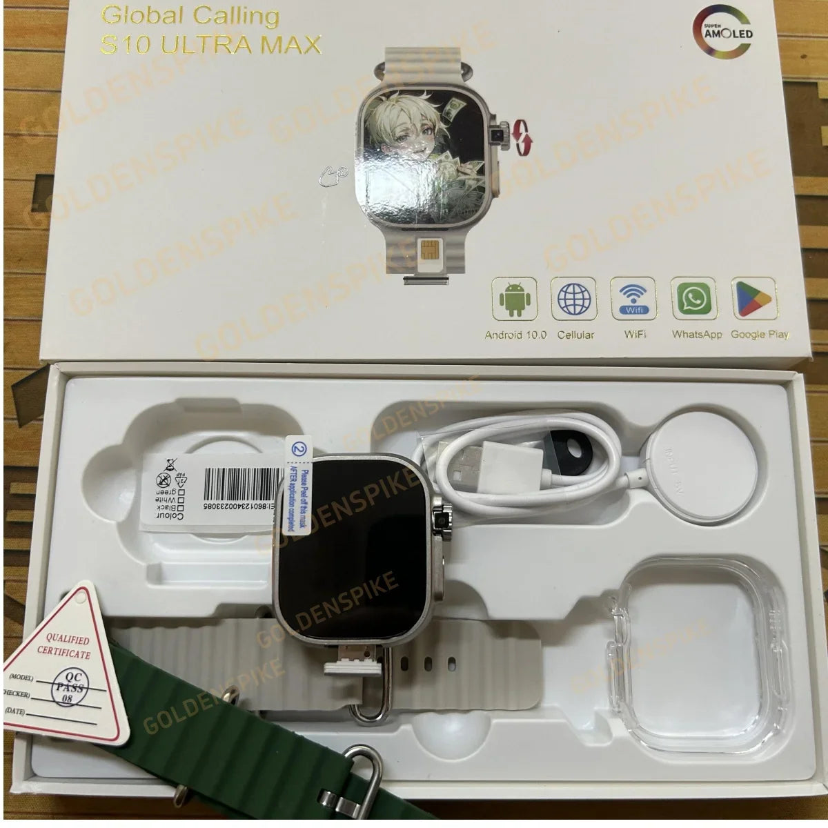 GOLDENSPIKE S10 Ultra MAX 4G Android Smartwatch | GPS & Camera