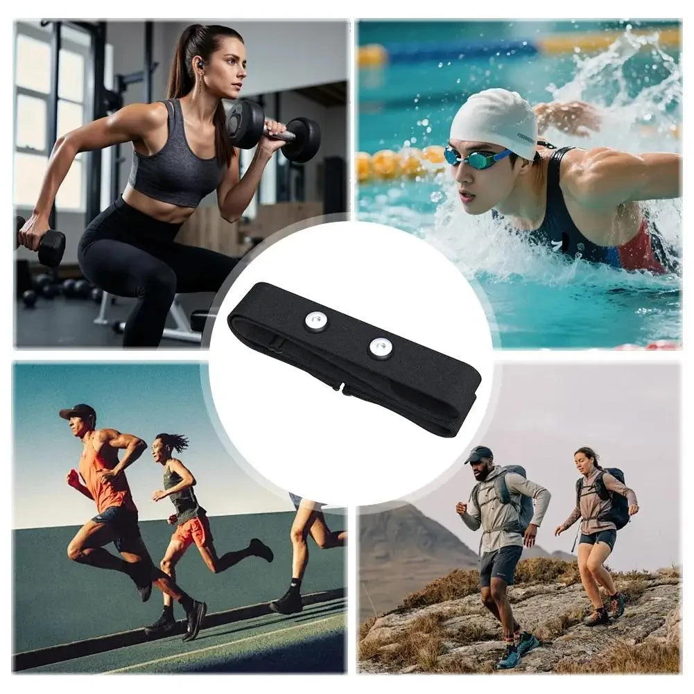 1Pc Heart Rate Monitor Strap Replacement Compatible with Wahoo Tick Garmin Magene Sensor Band Belt Polar H7 H9 H10 Coospo Peaceful Pleasures Health and Wellness