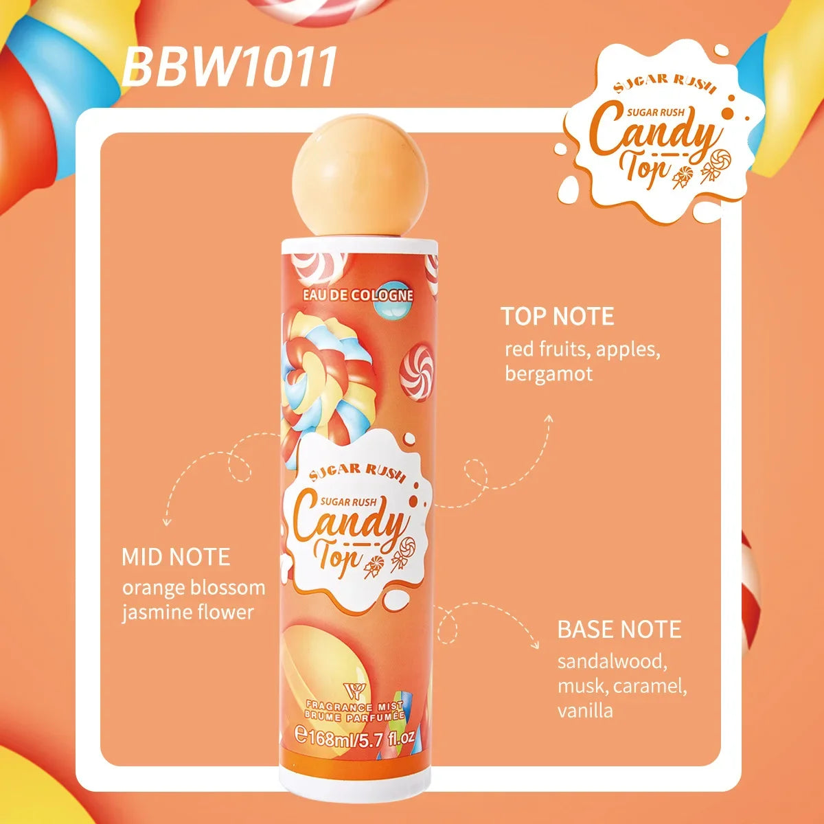 Eelhoe Sugar Gourmand Body Spray | Chocolate Cherry EDT 168ml