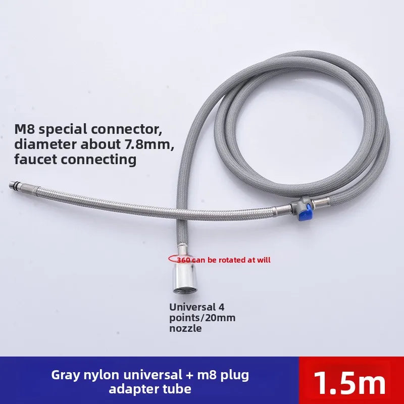 Flexible Nylon Shower Hose 1.5M/2.0M High Pressure G1/2