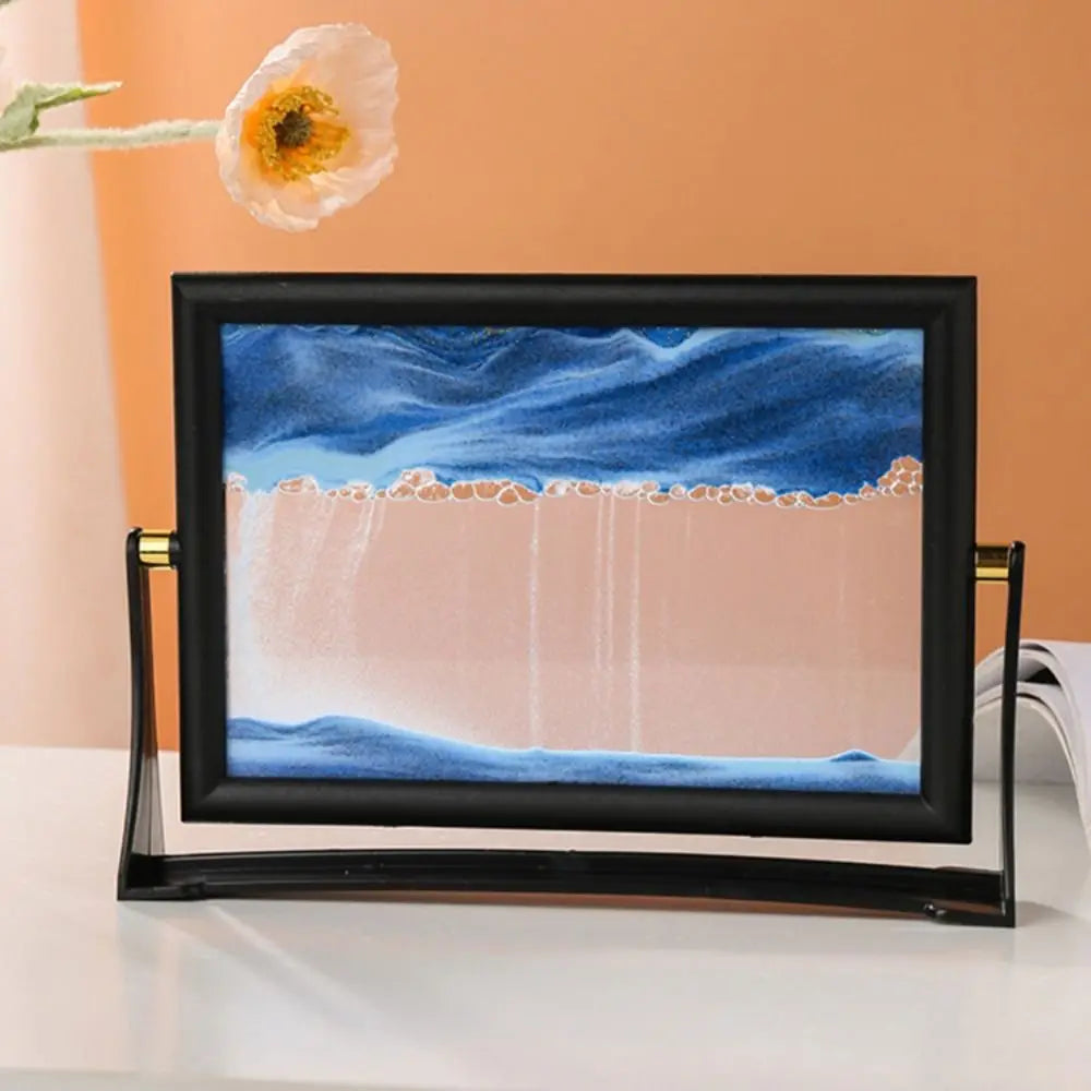 Rotatable 3D Sand Art Picture | Flowing Sandscape Home Décor