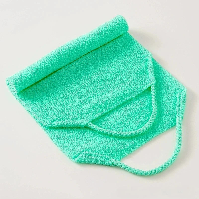 Japanese Nylon Exfoliating Bath Towel & Body Back Scrubber