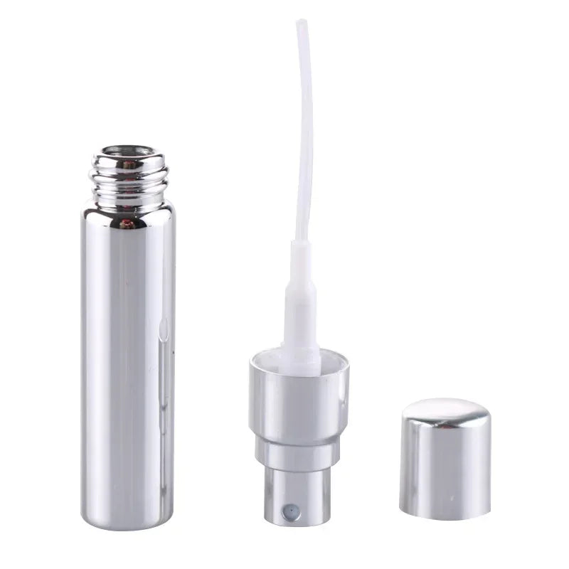 1PCS Refillable Glass Metal Nozzle Perfume Spray Bottle Spray Atomizer Portable Travel Cosmetic Container Perfume Bottle Peaceful Pleasures Health and Wellness