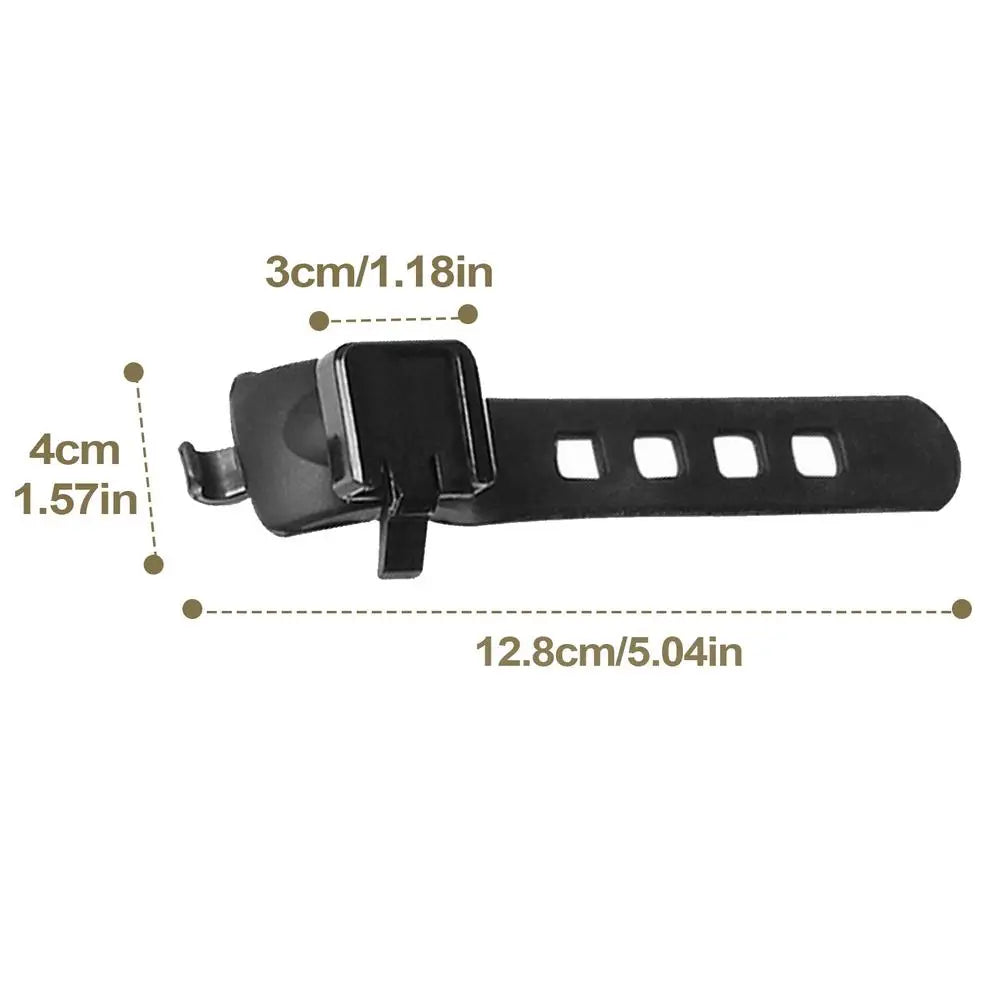 Silicone Bike Tail Light Mount Strap – Adjustable Holder