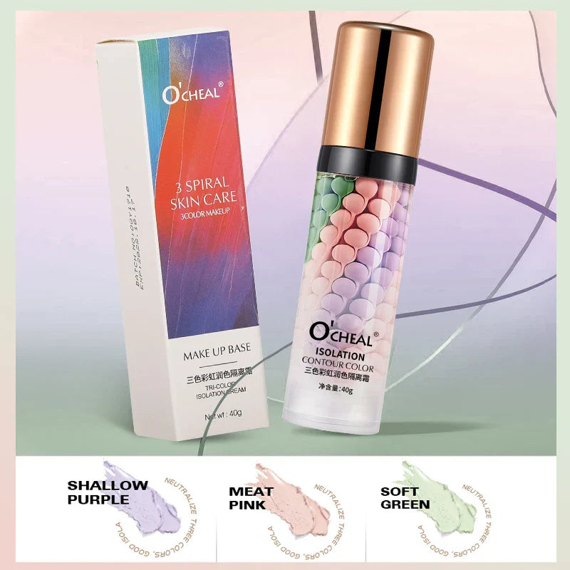 O'CHEAL 3-Color Contour Primer & Moisturizing Cream 40ml