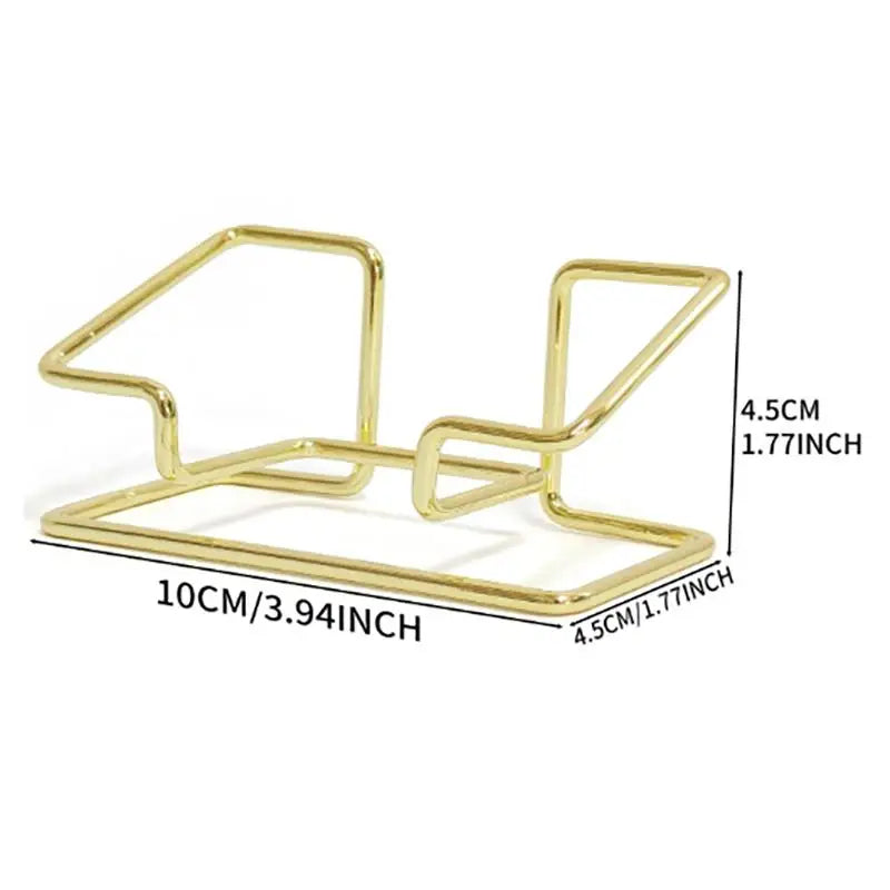 Metal Desktop Business Card Holder & Sign Display Stand
