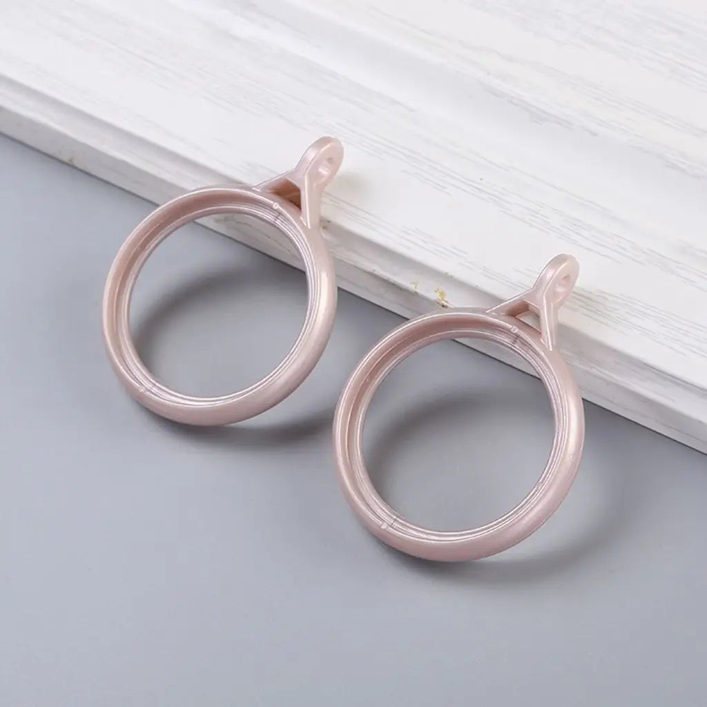Curtain Ring Clip Hooks for Roman Rods – 20 Pack | Mute