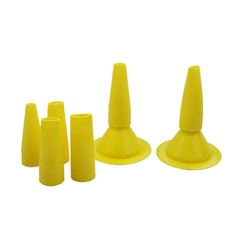 Caulking Nozzle Cone 8 Pieces for Caulking Caulk Nozzles Applicator Sausage Caulking Cone Nozzles Reusable Drop Shipping Peaceful Pleasures Health and Wellness