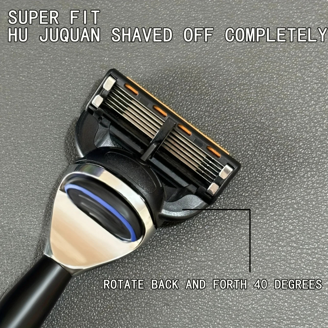 7-Layer Stainless Steel Safety Razor Blades | Replaceable Head