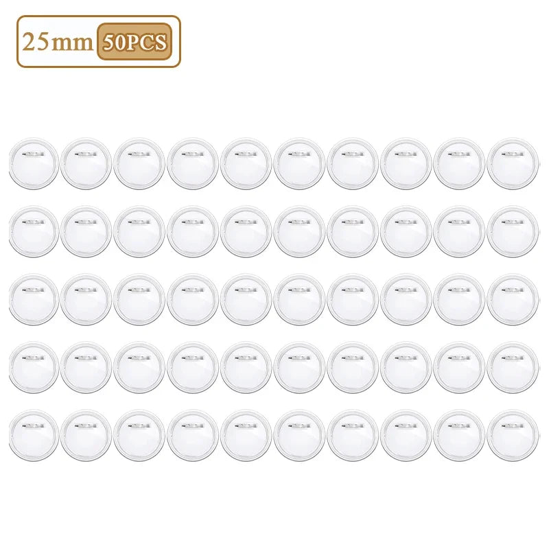 DIY Badge Making Kit – Acrylic Flip Pin Brooch 25mm & 58mm