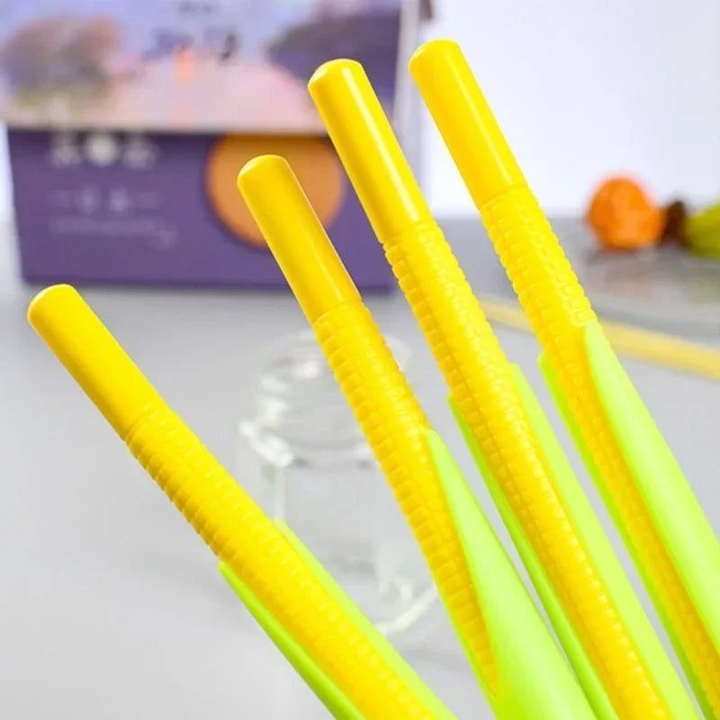 Cute Corn Gel Pen Soft Rubber Pens Creative Stationery Materials
