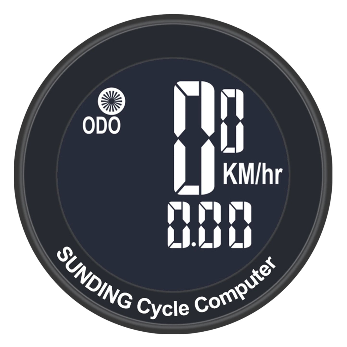 Wireless Bicycle Computer Waterproof Cycling Bike Speedometer Multi-functional Bicycle Odometer for Bike Handlebar and Stem Peaceful Pleasures Health and Wellness black