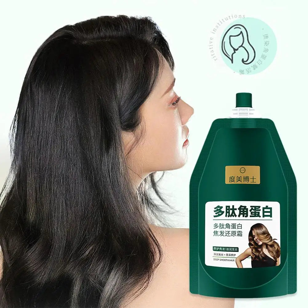 1/2pcs 250g Keratin Hair Mask Polypeptide Keratin Hair Restoring Cream Repair Dry Damaged Hair Treatment Burnt Hair Care Cream Peaceful Pleasures Health and Wellness