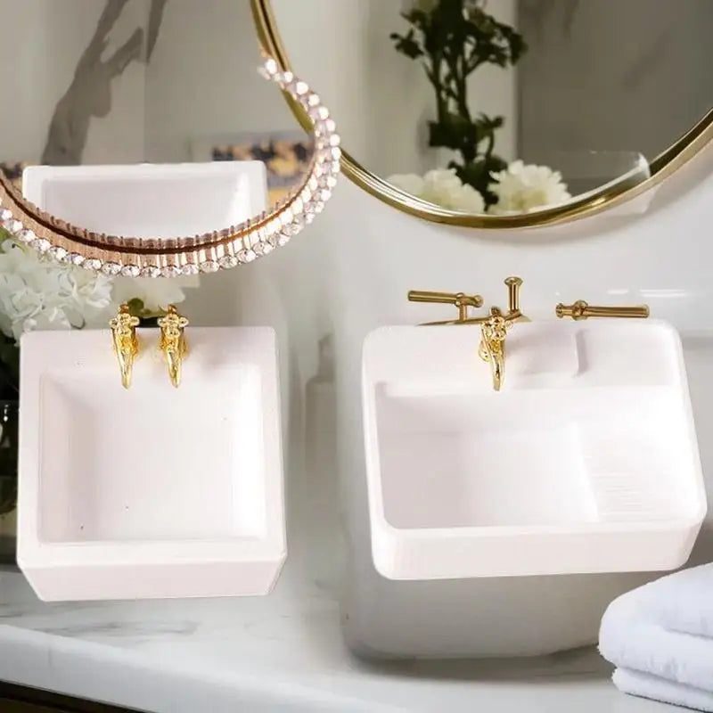 1/12 Scale Dollhouse Miniature Bathroom Sink – Realistic Decor