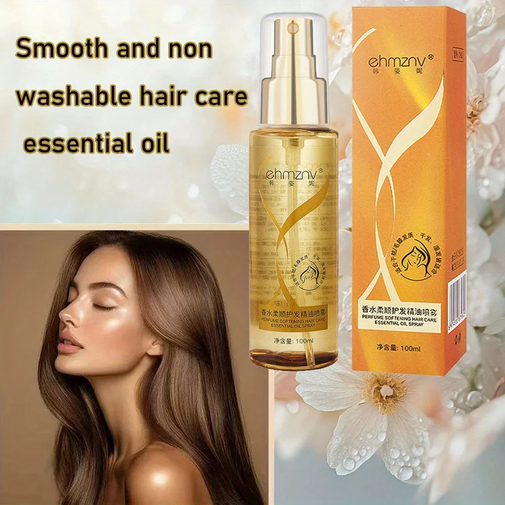 100ml Hair Essential Oil Spray – Moisturizing, Shine & Soft