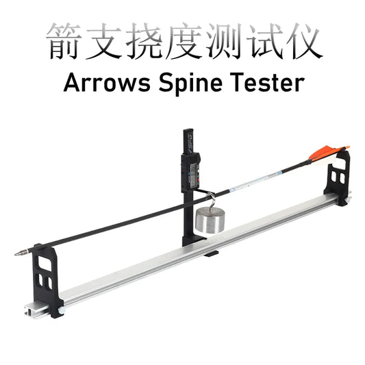 Archery Arrow Spine Tester Aluminium Alloy Accurate Measurement Peaceful Pleasures Health and Wellness black
