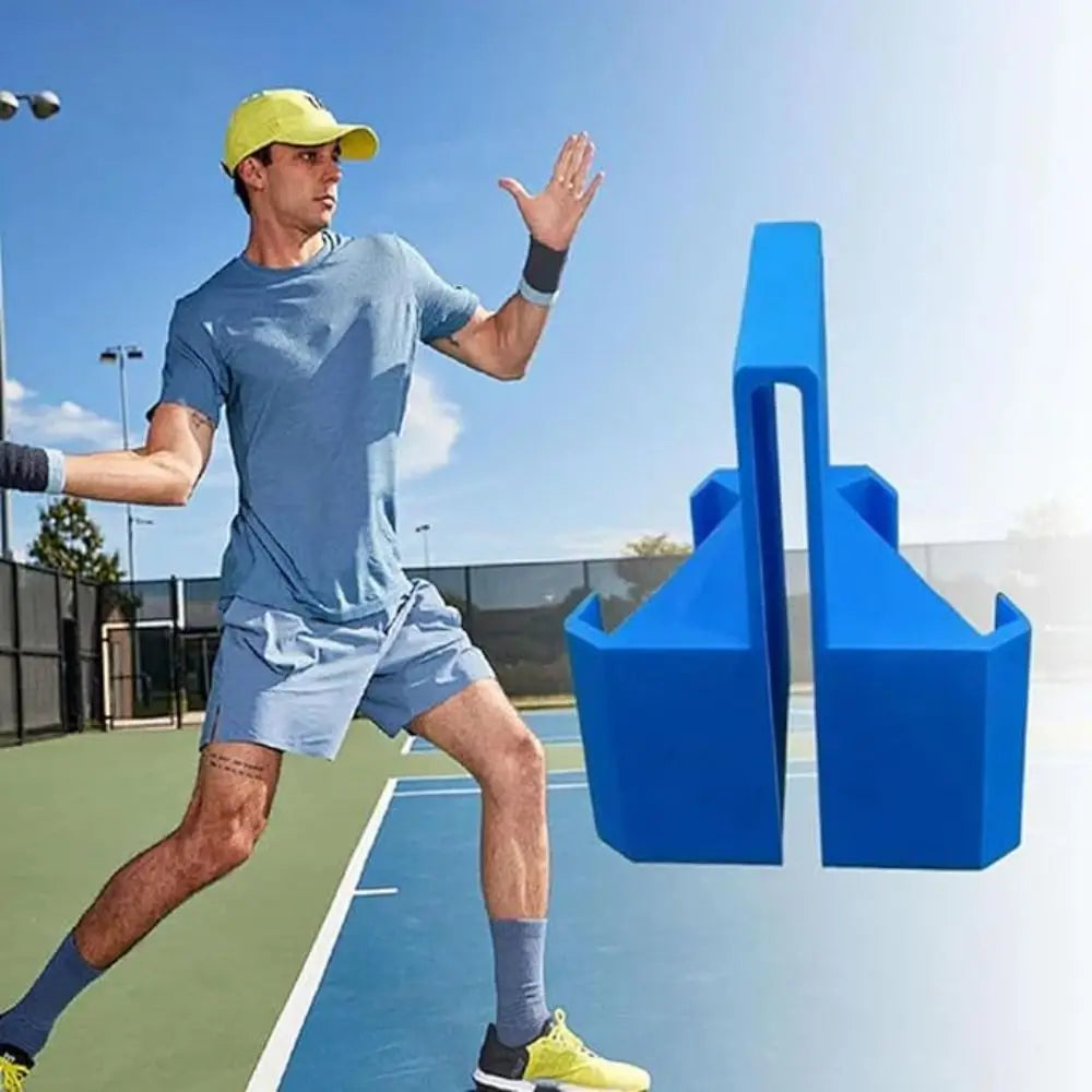 Clip-On Design Tennis Net Camera Mount Training Tool Video Recording Mount Secure Clip-On Mount ABS Dual Perspective Peaceful Pleasures Health and Wellness