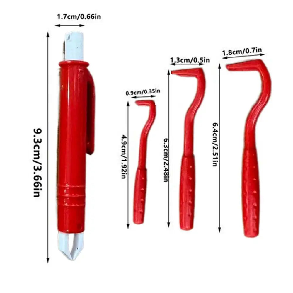 Tick Removal Tool Portable Reusable Tweezers for Dogs Cats Horses Cattle Sheep, Outdoor Home Daily Grooming Travel Camping ﻿ Peaceful Pleasures Health and Wellness Red