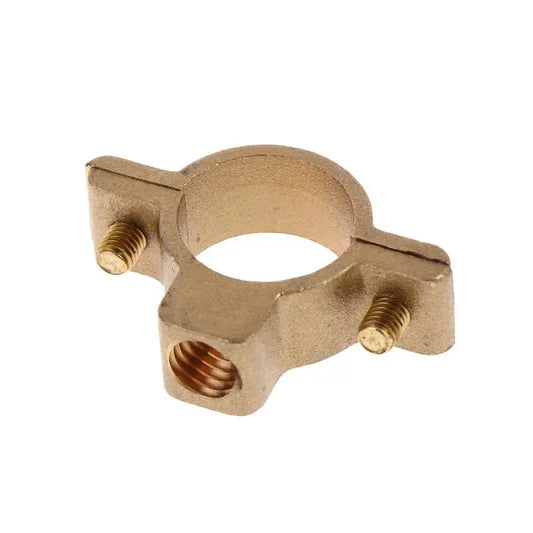 15-40MM OD Tube Brass M10 Pipe Clamp Durable Bracket Hanger Fixation Support for Water Gas Plumbing Hardware Peaceful Pleasures Health and Wellness